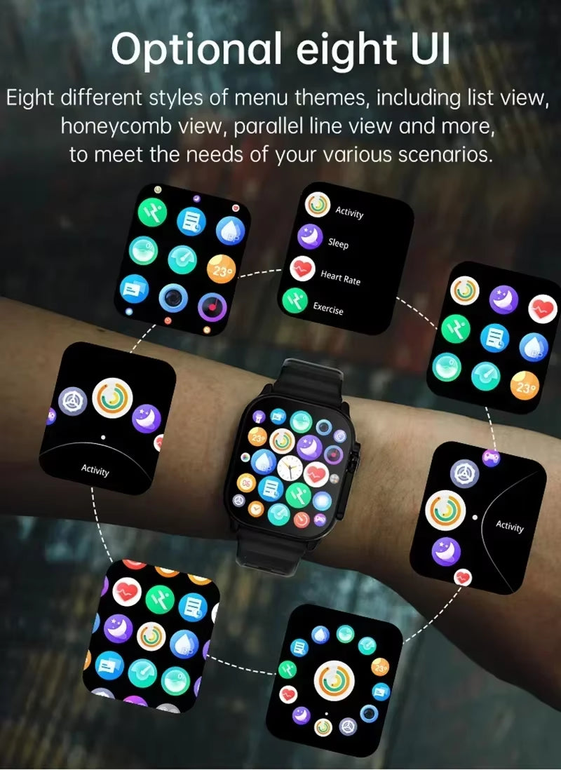 Ultimate Smart Watch with Bluetooth Calling, Heart Rate Monitor, and Sports Features for Android & iOS - Perfect for Men & Women!